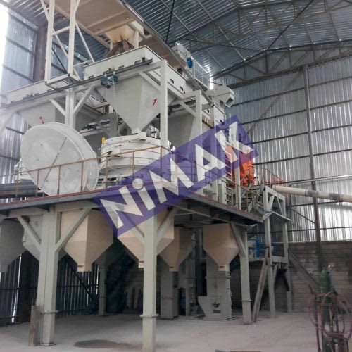 Calcite coating plant