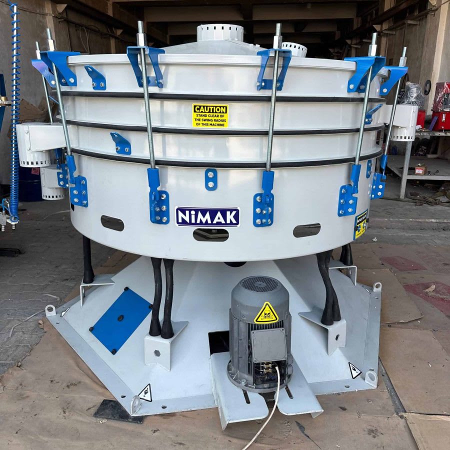 Micronized circular screener
